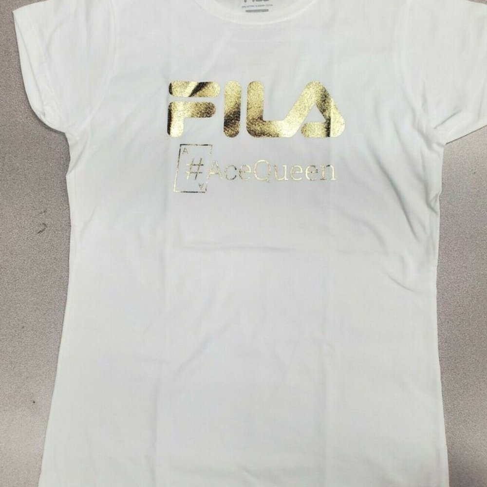 Fila T-shirt "ACE QUEEN" Women's Tees -Size Small -medium -100% Cotton